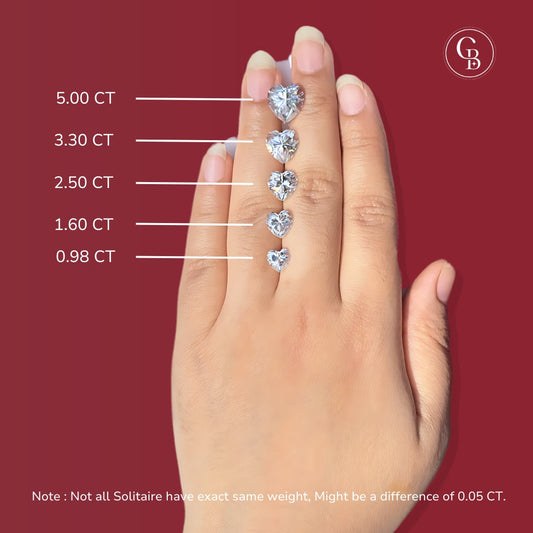 Heart Cut Moissanite Diamond Halo Engagement 14K Gold Ring